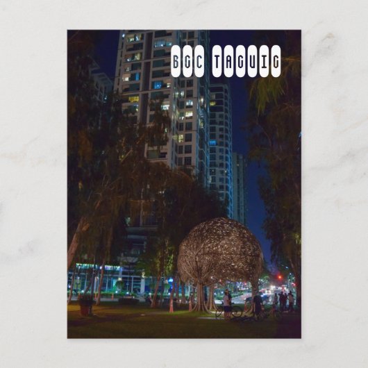 BGC Taguig Briefkaart (Voorkant)