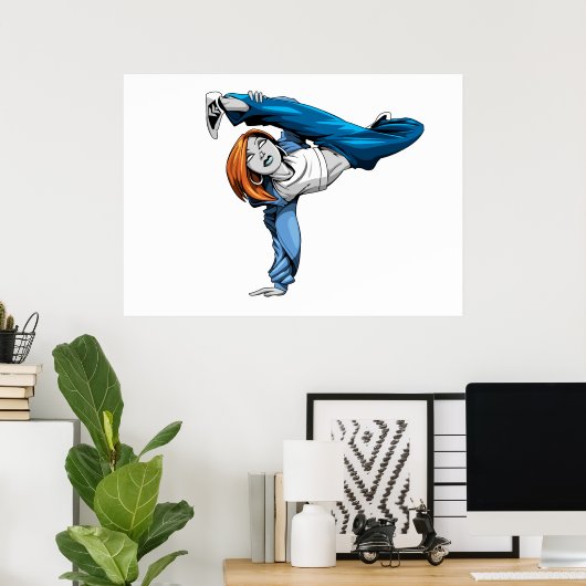 BGIRL-poster Poster (Thuiskantoor)