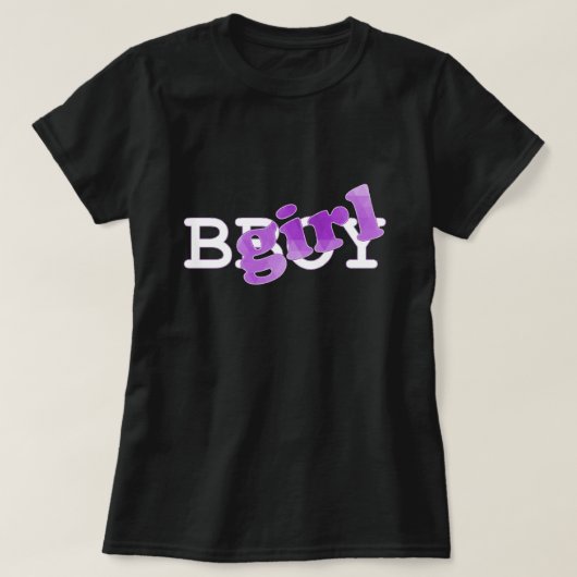 BGirl-Shirt T-shirt (Design voorkant)