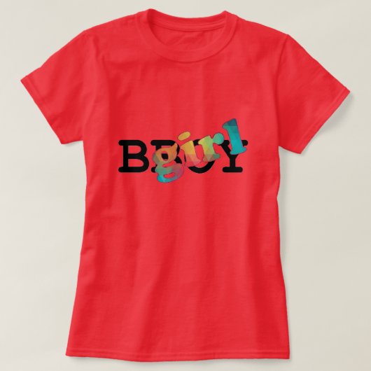 BGirl-Shirt T-shirt (Design voorkant)