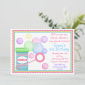 Bgloeiende bubbels Op vrijdag Kaart (Staand voorkant)