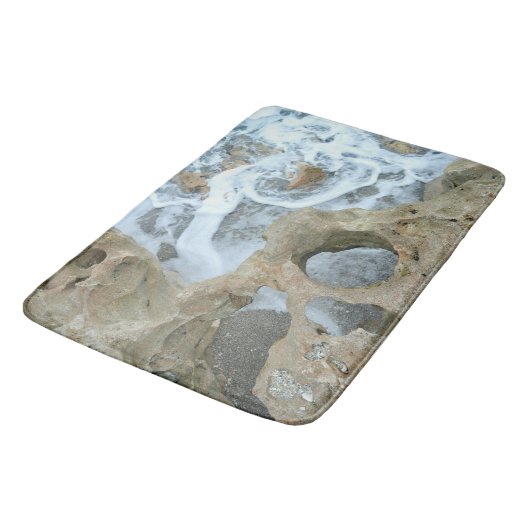 Bgloeiende Rocks Jupiter FL Swirling Surf en Rocks Badmat (Gekanteld)