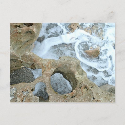 Bgloeiende Rocks Jupiter Florida Fotografisch Briefkaart (Voorkant)