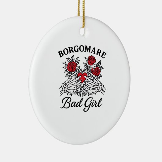 BGM Bad Girl II Classic - Skelet Hart Handen Keramisch Ornament (Rechts)