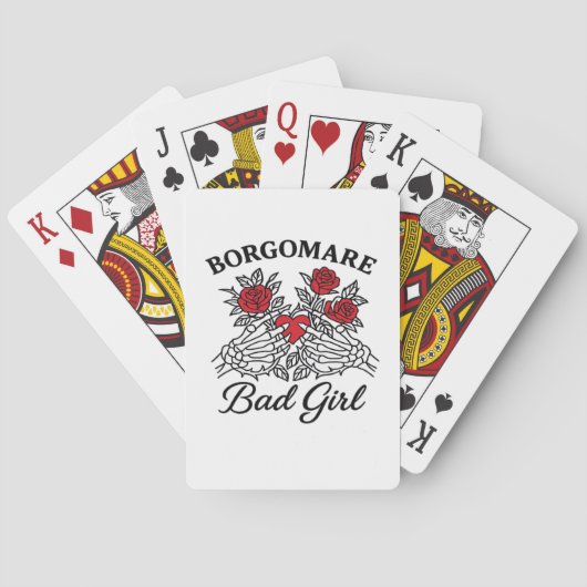 BGM Bad Girl II Classic - Skelet Hart Handen Pokerkaarten (Achterkant)