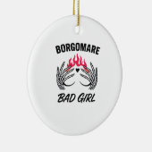 BGM Bad Girl II - Skelet Hart Handen Keramisch Ornament (Rechts)