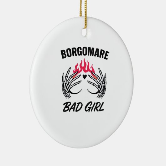 BGM Bad Girl II - Skelet Hart Handen Keramisch Ornament (Rechts)
