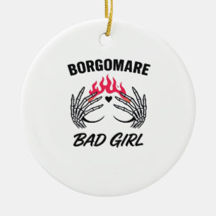 BGM Bad Girl II - Skelet Hart Handen Keramisch Ornament