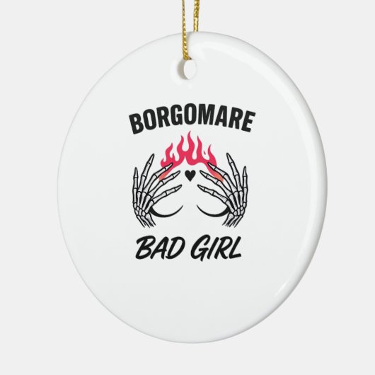 BGM Bad Girl II - Skelet Hart Handen Keramisch Ornament (Links)