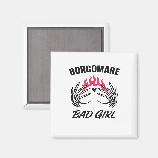 BGM Bad Girl II - Skelet Hart Handen Magneet (Voorkant / Achterkant)