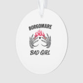 BGM Bad Girl II - Skelet Hart Handen Ornament (voorkant)