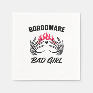 BGM Bad Girl II - Skelet Hart Handen Servet