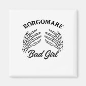 BGM Bad Girl - Skelet Hart Handen Magneet (Voorkant)