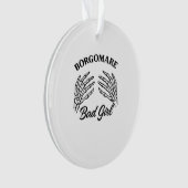 BGM Bad Girl - Skelet Hart Handen Ornament (voorkant)