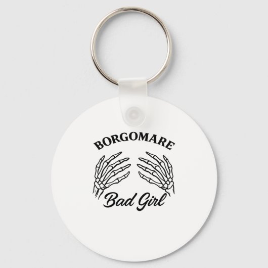 BGM Bad Girl - Skelet Hart Handen Sleutelhanger (Voorkant)