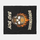 BGM Slecht - Skelet Handen Hart Fleece Deken (Voorkant (Horizontaal))