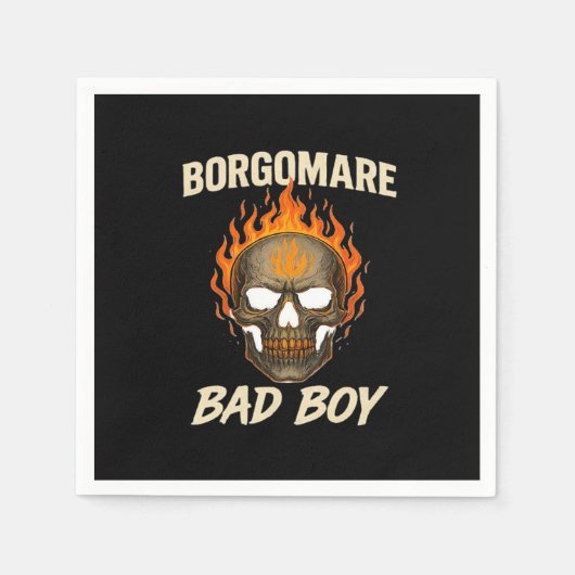 BGM Slecht - Skelet Handen Hart Servet (Voorkant)