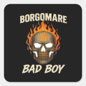 BGM Slecht - Skelet Handen Hart Vierkante Sticker (Voorkant)