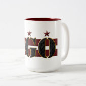 BGO 2 Tone Coffee Mok (15 oz) (Voorkant rechts)