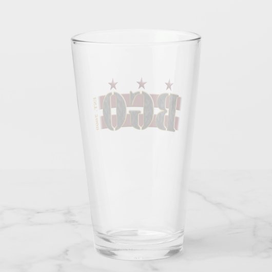 BGO Logo Beer Glass Glas (Achterkant)