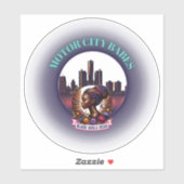 BGR Detroit Sticker | Motor City Babes Decal (Vel)