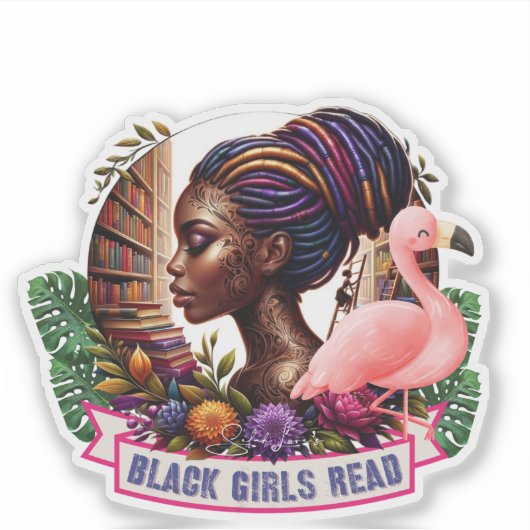 BGR Florida Flamingo Sticker | Vinyl Die-Cut (Voorkant)