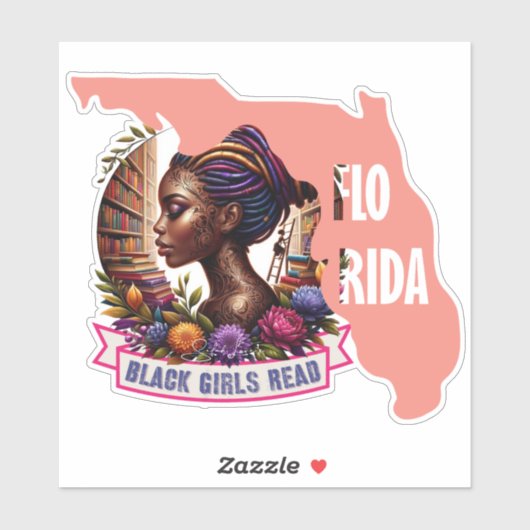 BGR Florida Outline Sticker | Vinyl spuitpatroon o (Vel)