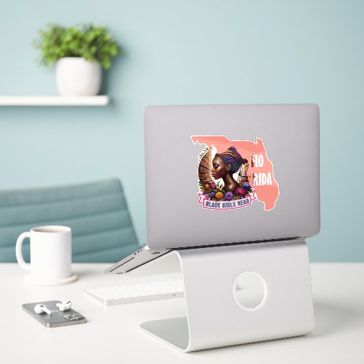 BGR Florida Outline Sticker | Vinyl spuitpatroon o (Laptop op bureau)