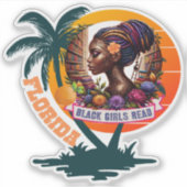 BGR Florida | palmboom-Sticker Sticker (Voorkant)