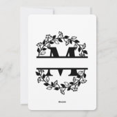 BGSM NIEUWE GEPERSONALISEERDE M LETTER KAART (Achterkant)