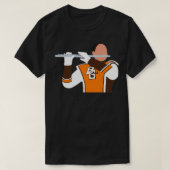 BGSU Falcon Marching Band Flute T-shirt (Design voorkant)