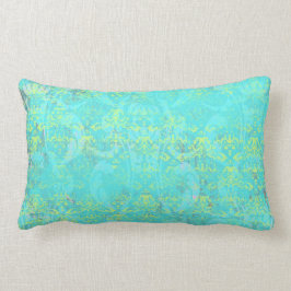 BGTPD TROPICAL DAMASK PATROON LIGHT BLAUW GEEL GR KUSSEN