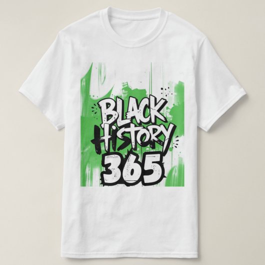 BH365 Groen en Zwart T-shirt (Design voorkant)