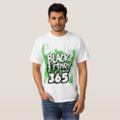 BH365 Groen en Zwart T-shirt (Voorkant volledig)