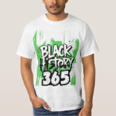 BH365 Groen en Zwart T-shirt (Voorkant)