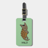 BH - Bagagelabel voor het breken van de schildpad (Voorkant verticaal)