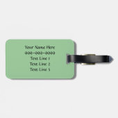 BH - Bagagelabel voor het breken van de schildpad (Achterkant horizontaal)