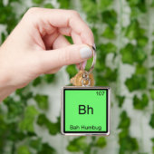 Bh - Bah Humbug Grappige Chemie Element Symbool T- Sleutelhanger (Hand)
