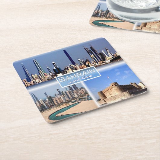 BH Baharain - Manama - Manama Juffair - Arad Ford Kartonnen Onderzetters (Schuin)