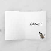 BH de Wolf die van de pret de Kaart van de (Binnen)