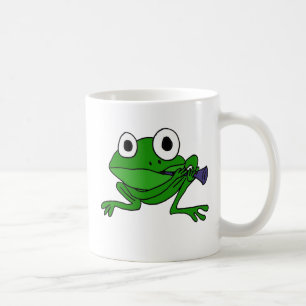 BH - Funny Frog Spelling Clarinet Koffiemok