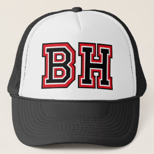 "BH" Monogram Petroleterhoed Trucker Pet