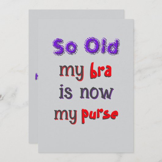 BH wordt portemonnee uitnodiging (Voorkant / Achterkant)