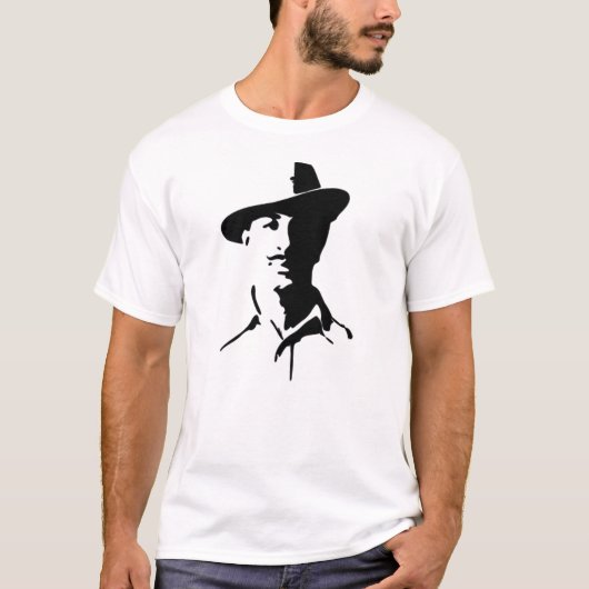 Bhagat Singh Indian Freedom Fighter T-shirt (Voorkant)