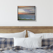 Bhagavad Gita Quote Canvas, "Een die controle heef Canvas Afdruk (Insitu (Slaapkamer))