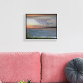 Bhagavad Gita Quote Canvas, "Een die controle heef Canvas Afdruk (Insitu (Woonkamer))