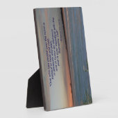 Bhagavad Gita Quote Plaque: "Een die controle heef Fotoplaat (Zijkant)