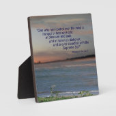 Bhagavad Gita Quote Plaque, “One who has control.. Fotoplaat (Voorkant)