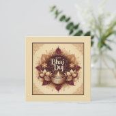 Bhai Duj Kaart (Staand voorkant)