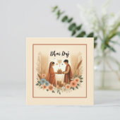 Bhai Duj Kaart (Staand voorkant)